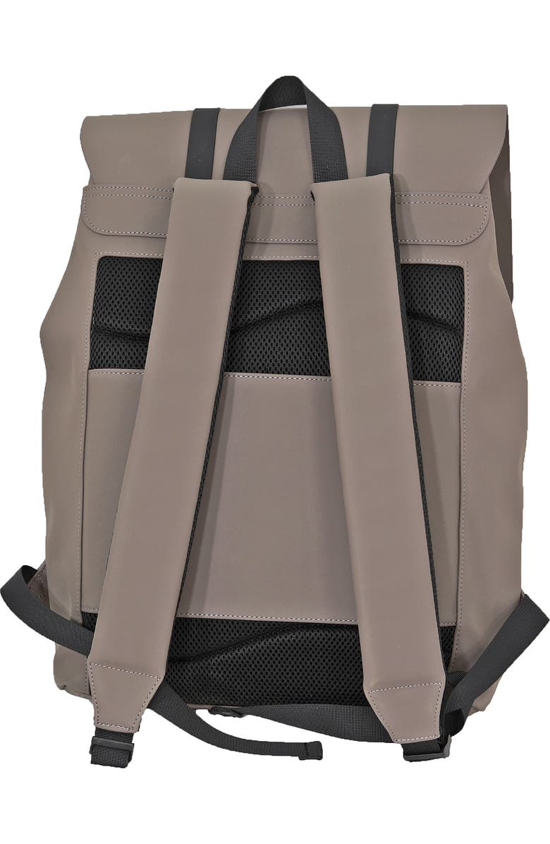 Duchamp Foldover Rubberized Backpack, Alternate, color, Taupe