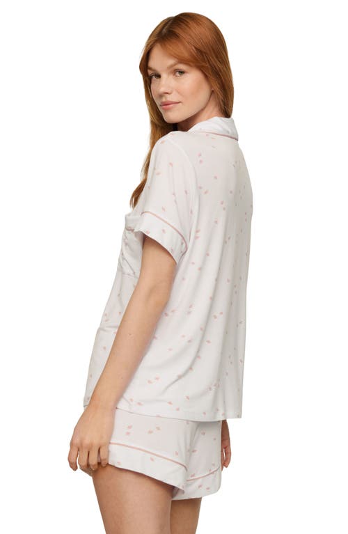 Shop Eberjey Gisele Printed Relaxed Jersey Knit Short Pajamas