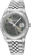 Haurex Italy Impero Roman Numeral Bracelet Watch