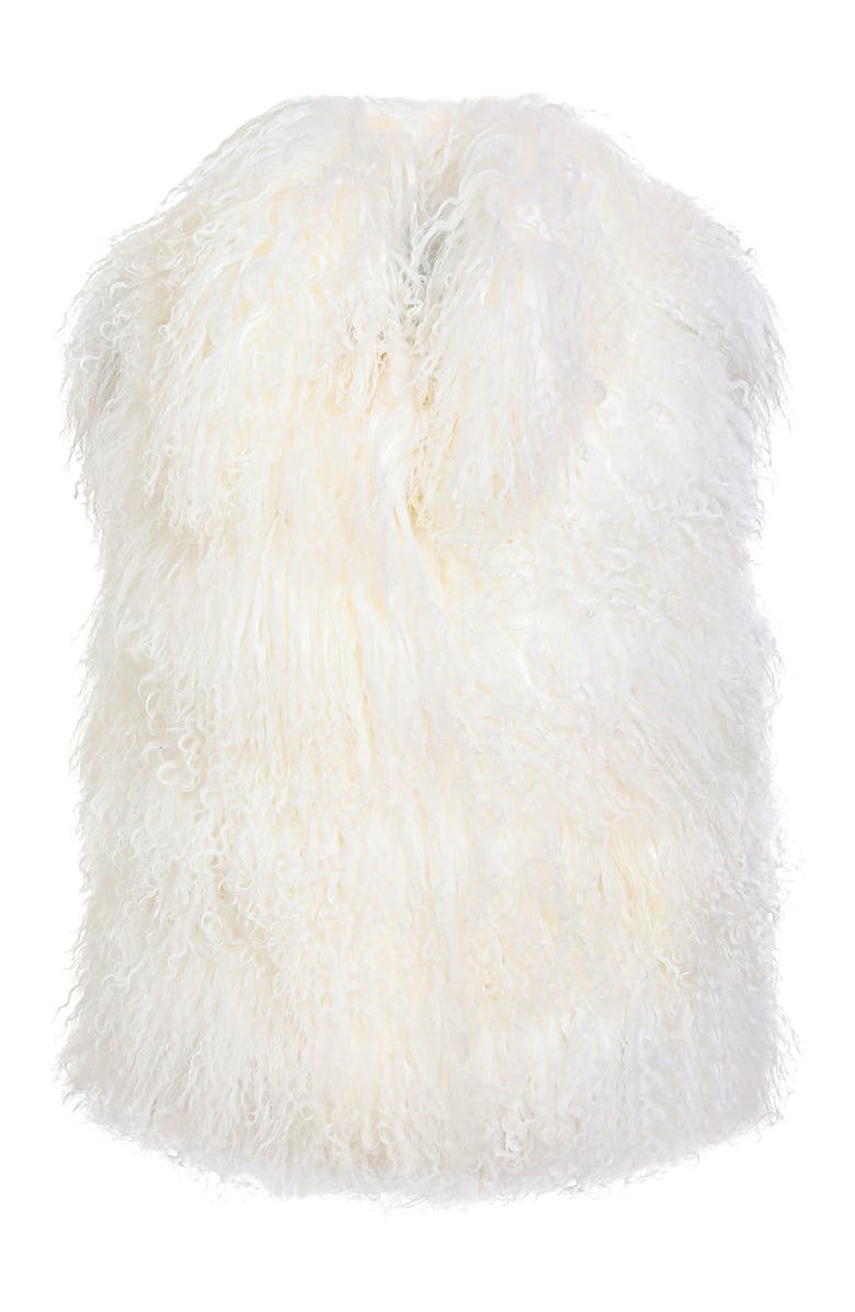 GORSKI Select Mongolian Lamb Vest, Alternate, color, White