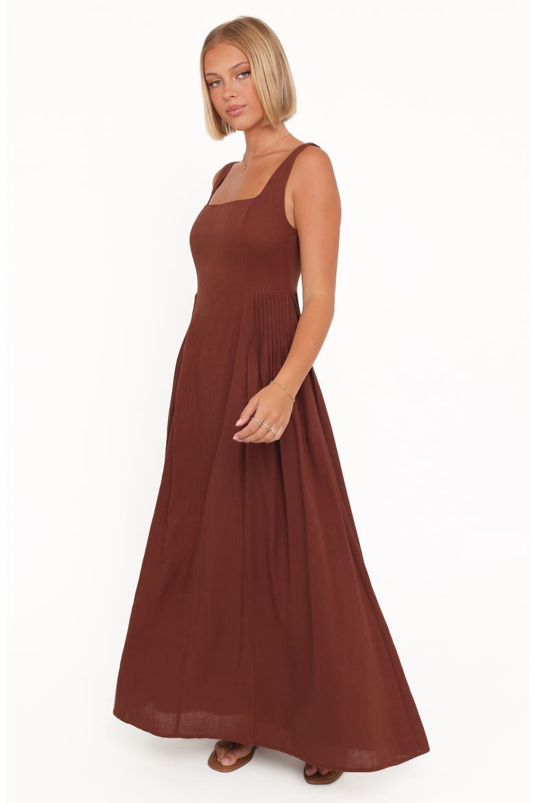 Wilston Maxi Sundress, Alternate, color, BROWN