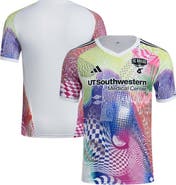 adidas Men's adidas White FC Dallas 2025 Pride Pre-Match Top
