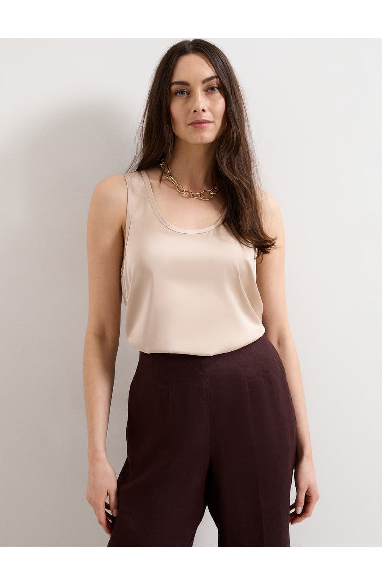 Phase Eight Edie Satin Cami, Main, color, Gold