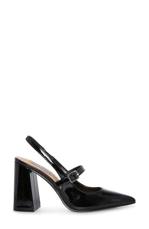 Steve Madden Maegan Pointed Toe Slingback Pump In Black