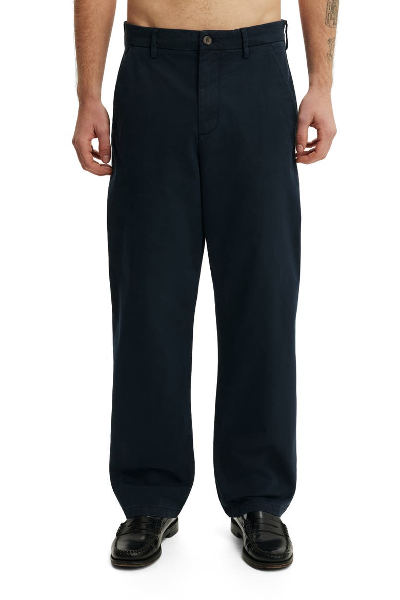 Men's Baggy Chino Pant, Main, color, Navy