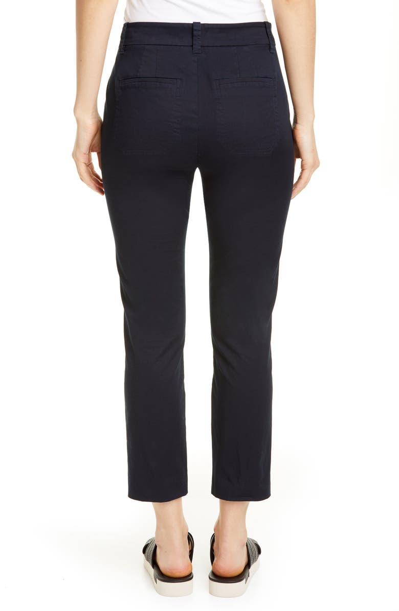 Vince Coin Pocket Stretch Cotton Chino Pants, Alternate, color, Coastal