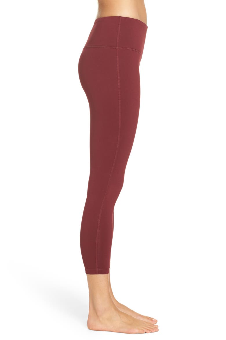 Live In 7/8 Leggings, Alternate, color, RED TANNIN