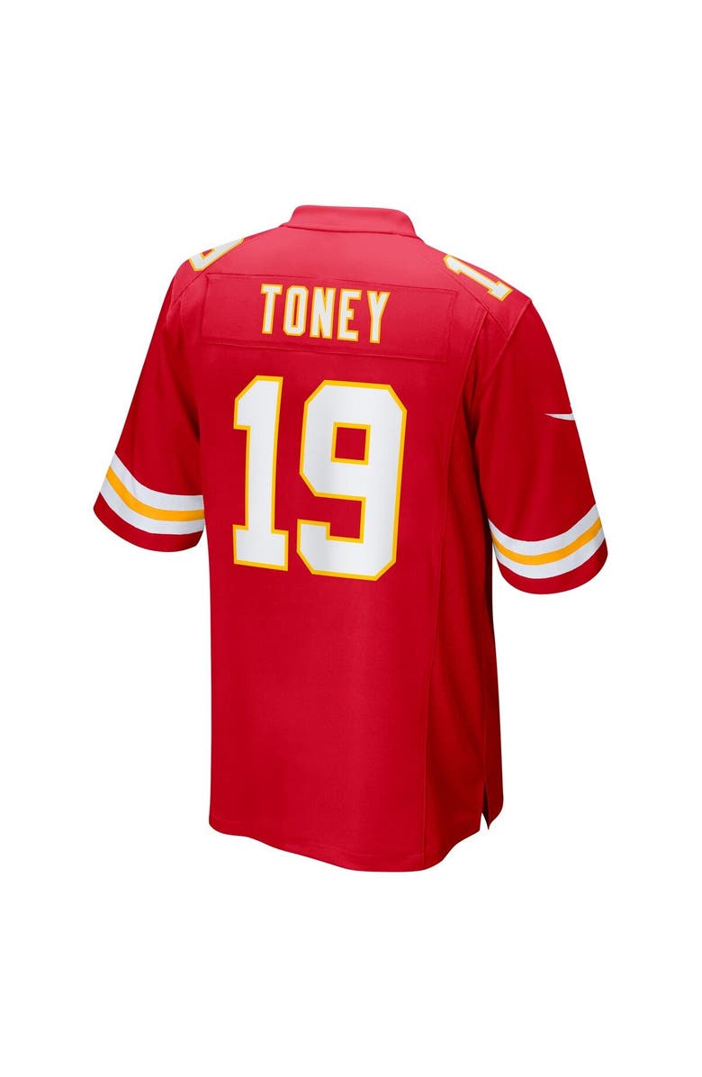 Nike Men's Nike Kadarius Toney Red Kansas City Chiefs Super Bowl LVII (2022 Season) Patch Game Jersey, Alternate, color, 