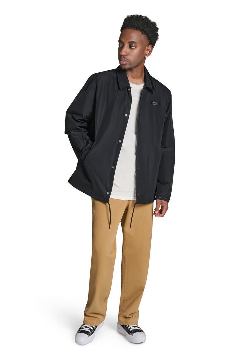 CONS Andover Skate Button Up Jacket, Main, color, CONVERSE BLACK