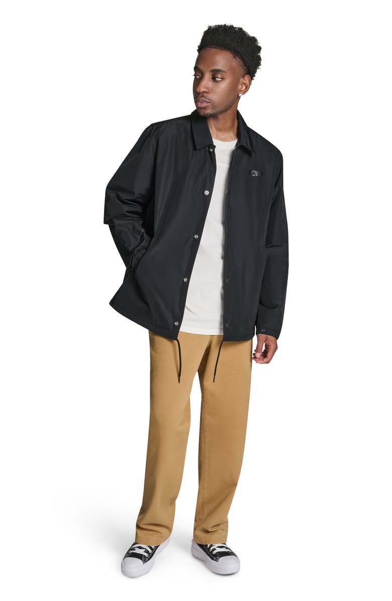 Converse CONS Andover Skate Button Up Jacket, Main, color, Converse Black