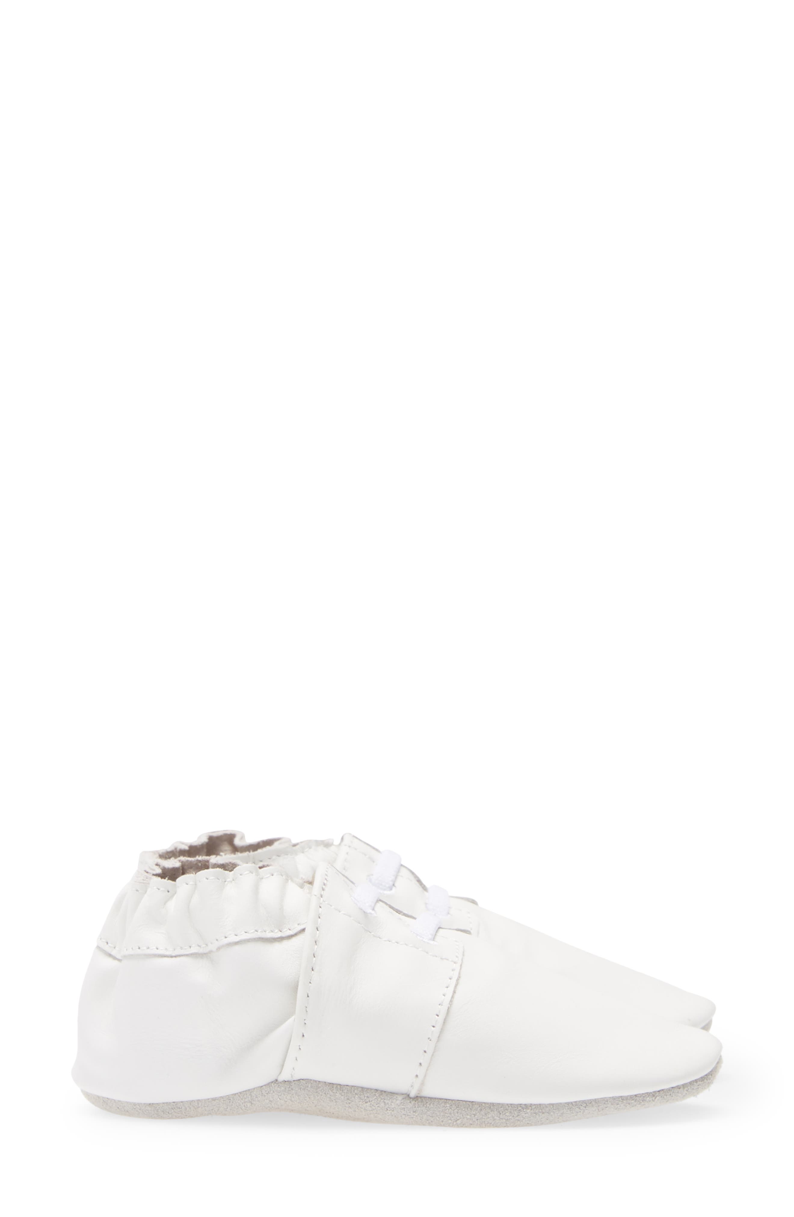 Special Occasion Crib Shoe, Alternate, color, WHITE