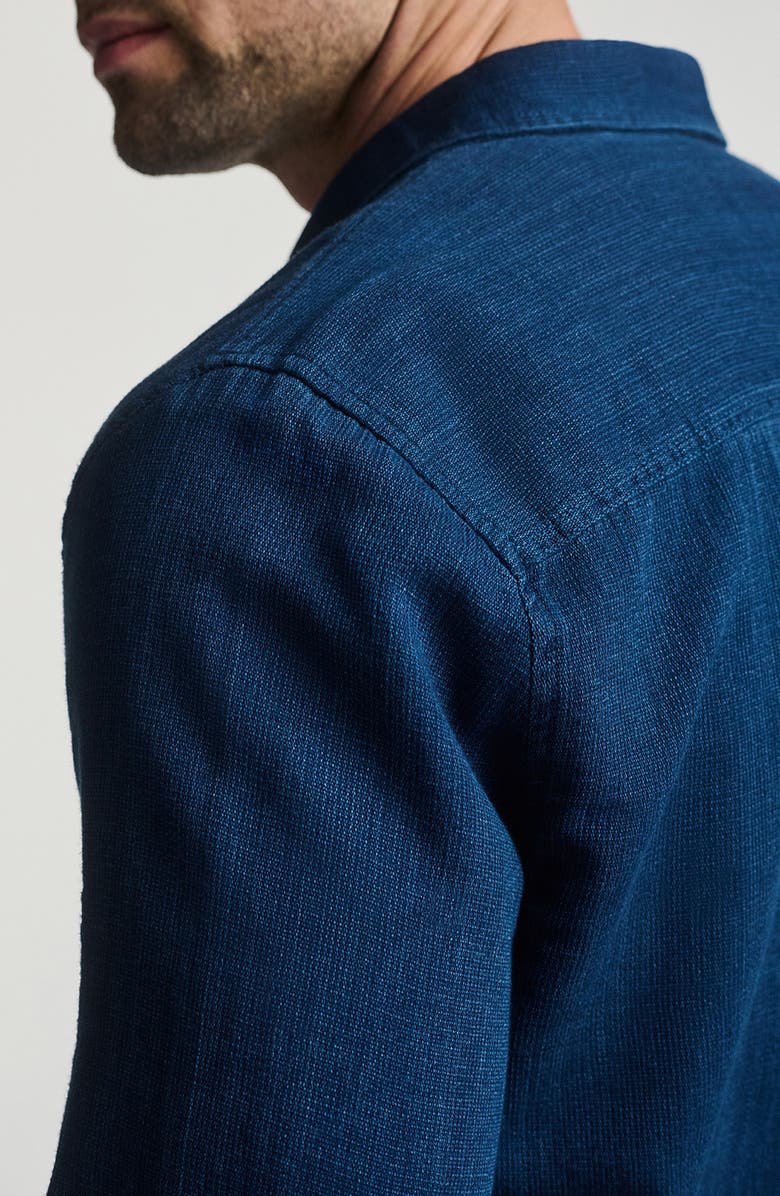 Mavi Jeans Indigo Button-Up Shirt, Alternate, color, Indigo