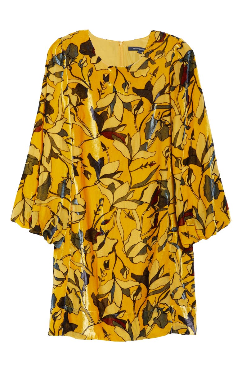 French Connection Aventine Velvet Tunic Dress, Alternate, color,