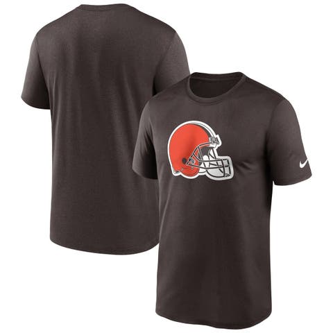 Men's Nike  Brown Cleveland Browns Legend Logo Performance T-Shirt
