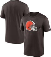 Nike Men's Nike Brown Cleveland Browns Legend Logo Performance T-Shirt
