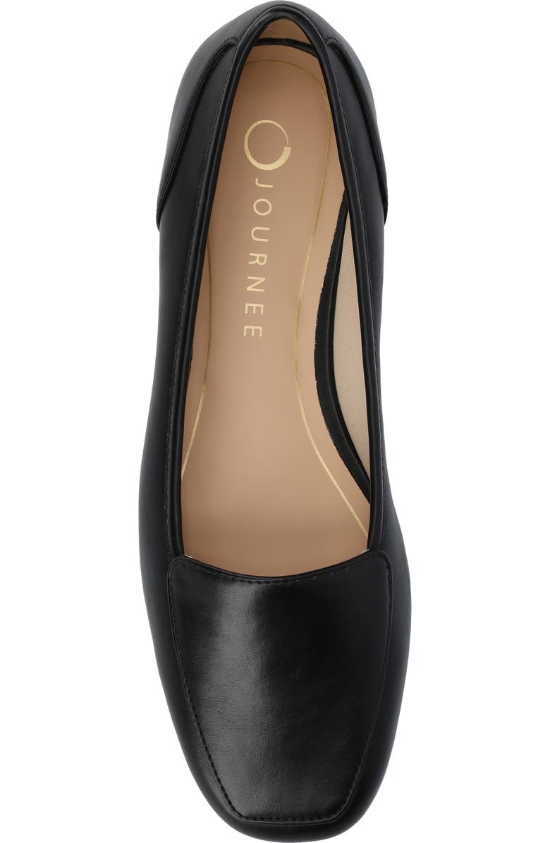 Journee Collection Noelia Loafer, Alternate, color, Black
