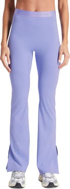 BANDIER Sport Logo Slit Flare Leggings