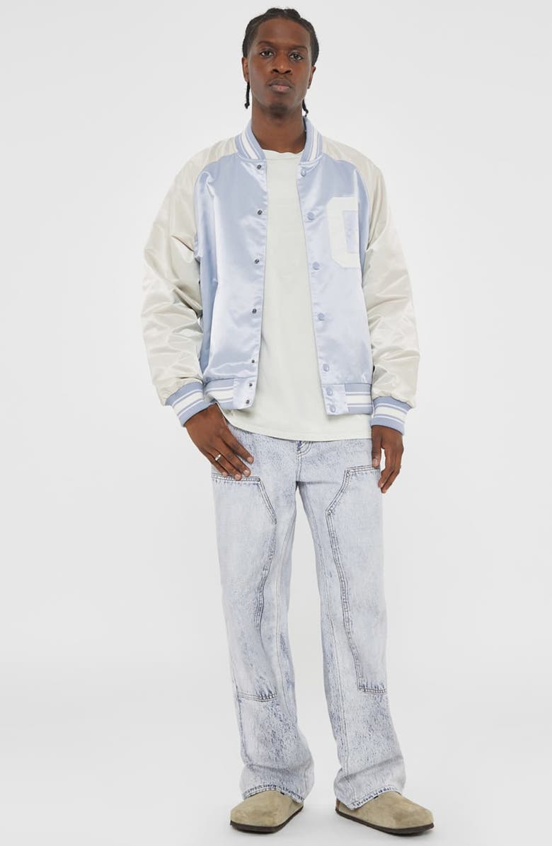 GUESS ORIGINALS Go Photorealistic Baggy Faux Denim Pants, Alternate, color, Blue