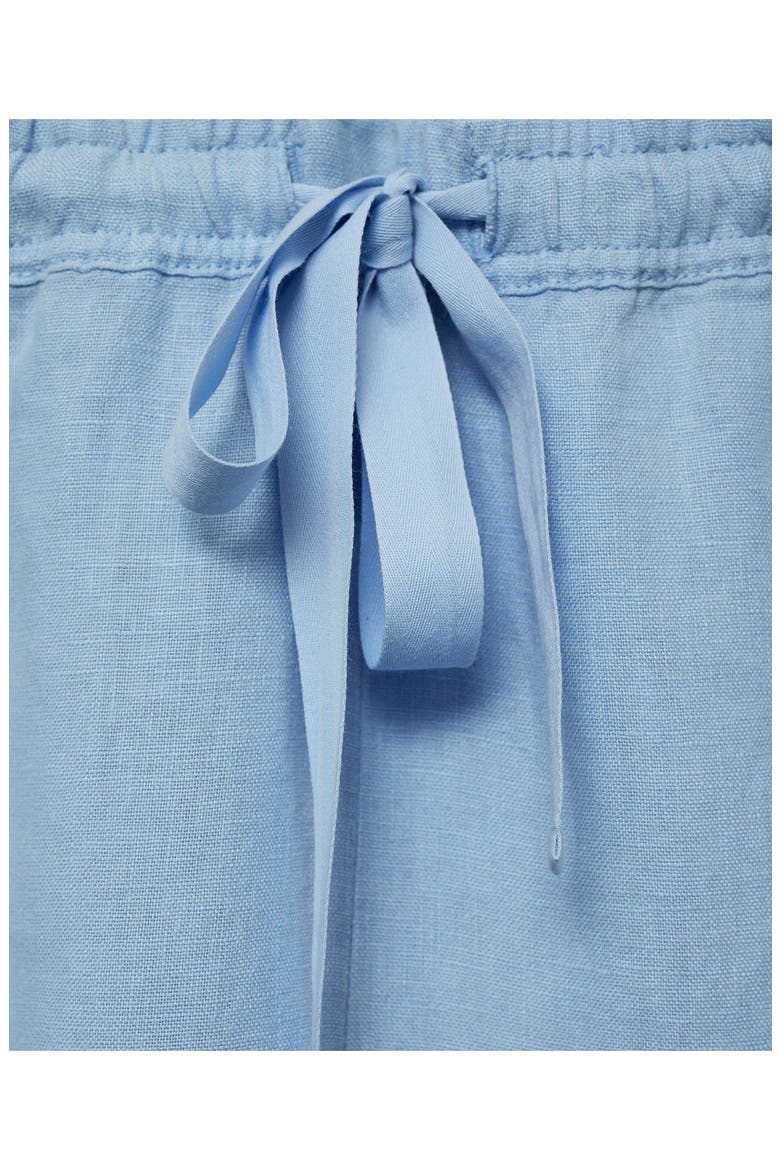 Drawstring Linen Pants, Alternate, color, SKY BLUE