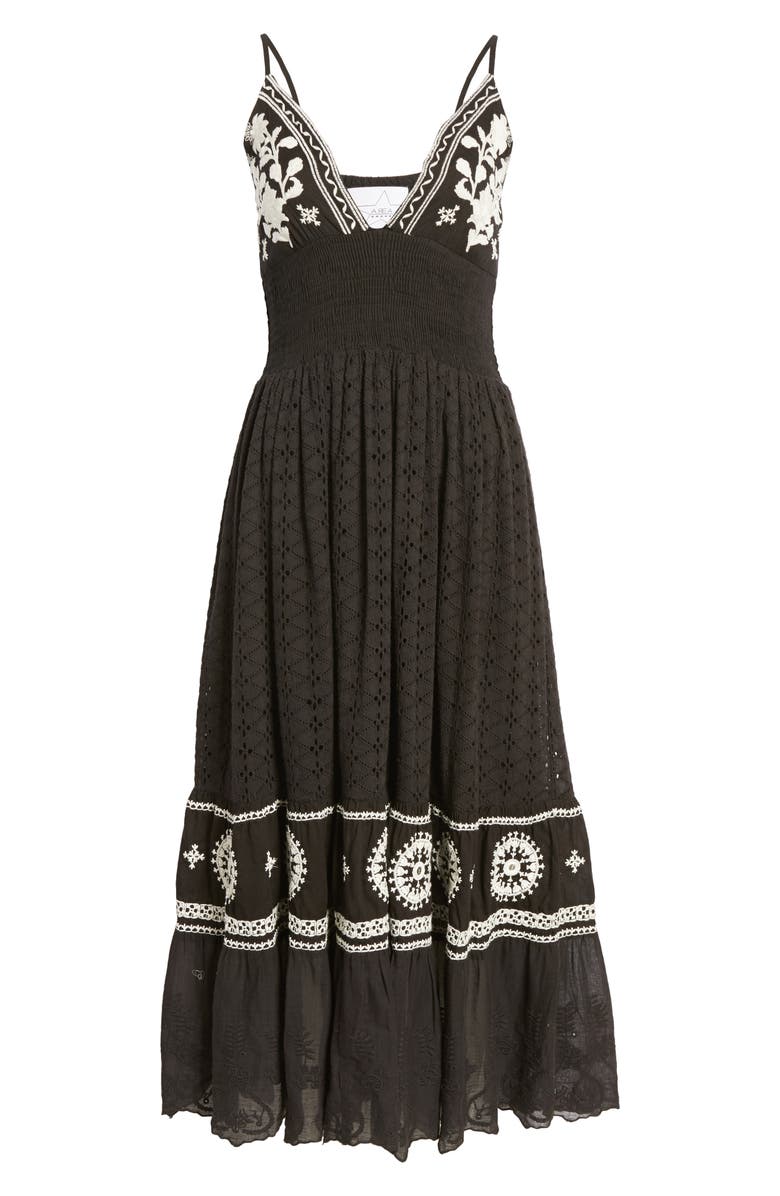 AREA STARS Callie Embroidered Maxi Dress, Alternate, color,