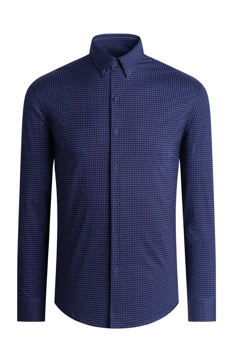 Bugatchi Regular Fit OoohCotton<sup>®</sup> Button-Down Shirt, Main, color, 