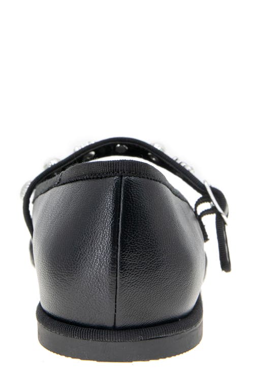Reaction Kenneth Cole Elda Embellished Mary Jane Flat In Black