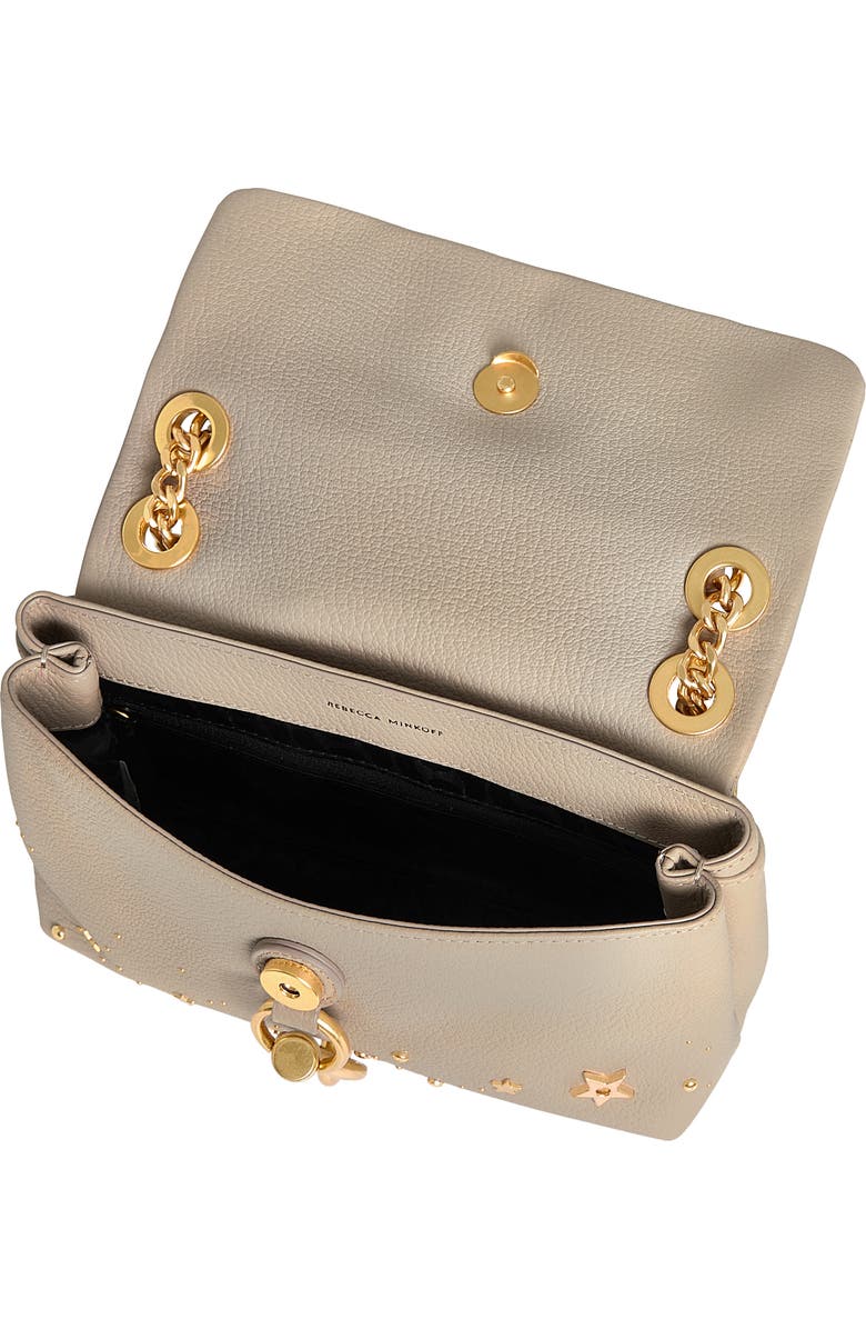 Rebecca Minkoff Edie Celestial Studded Leather Crossbody Bag, Alternate, color,