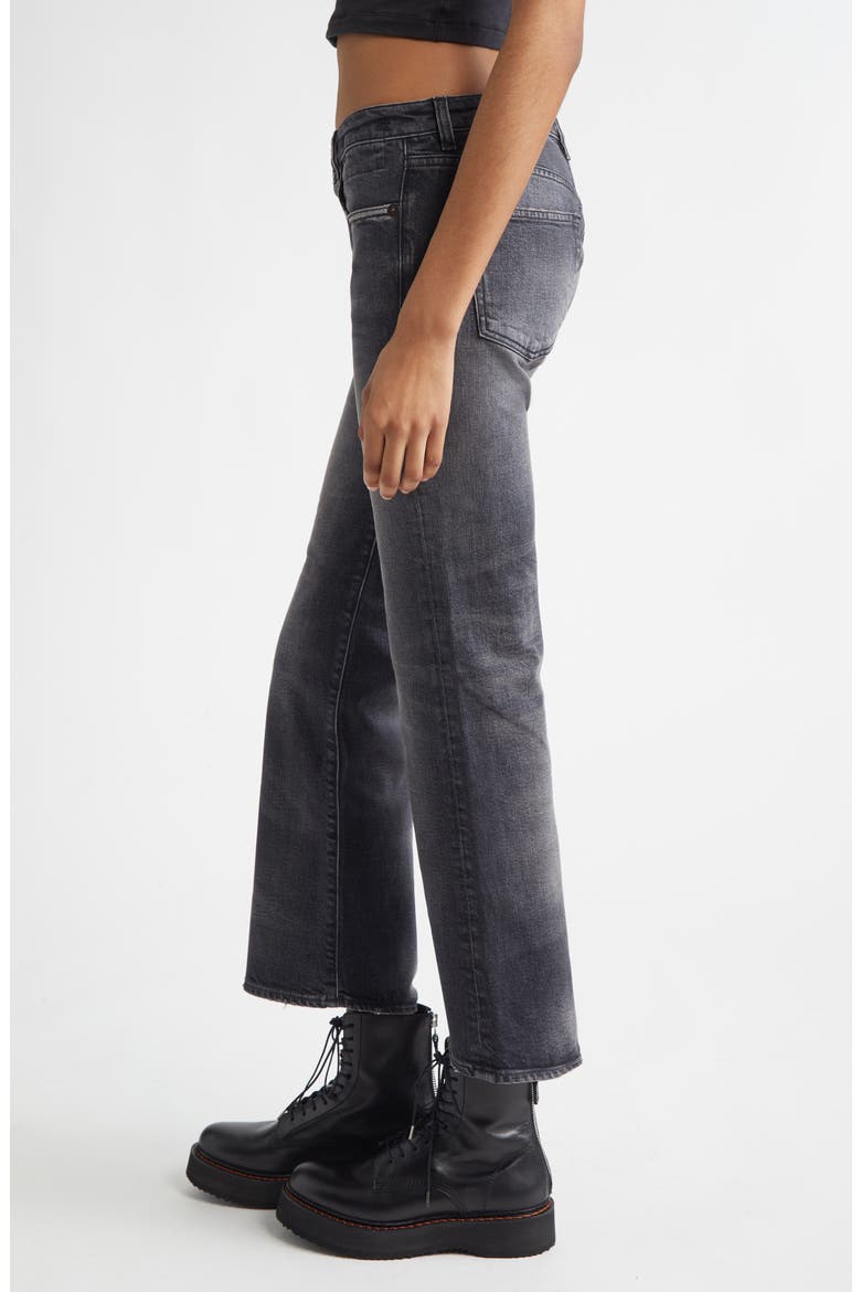 Joan Kick Flare Jeans, Alternate, color, ESSEX BLACK STRETCH