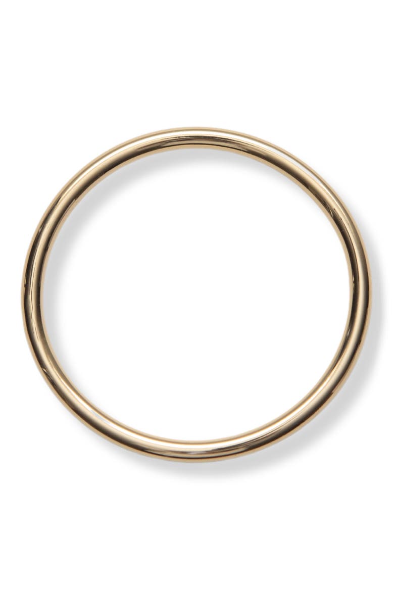 Thin Whitney Bangle Bracelet, Main, color, GOLD