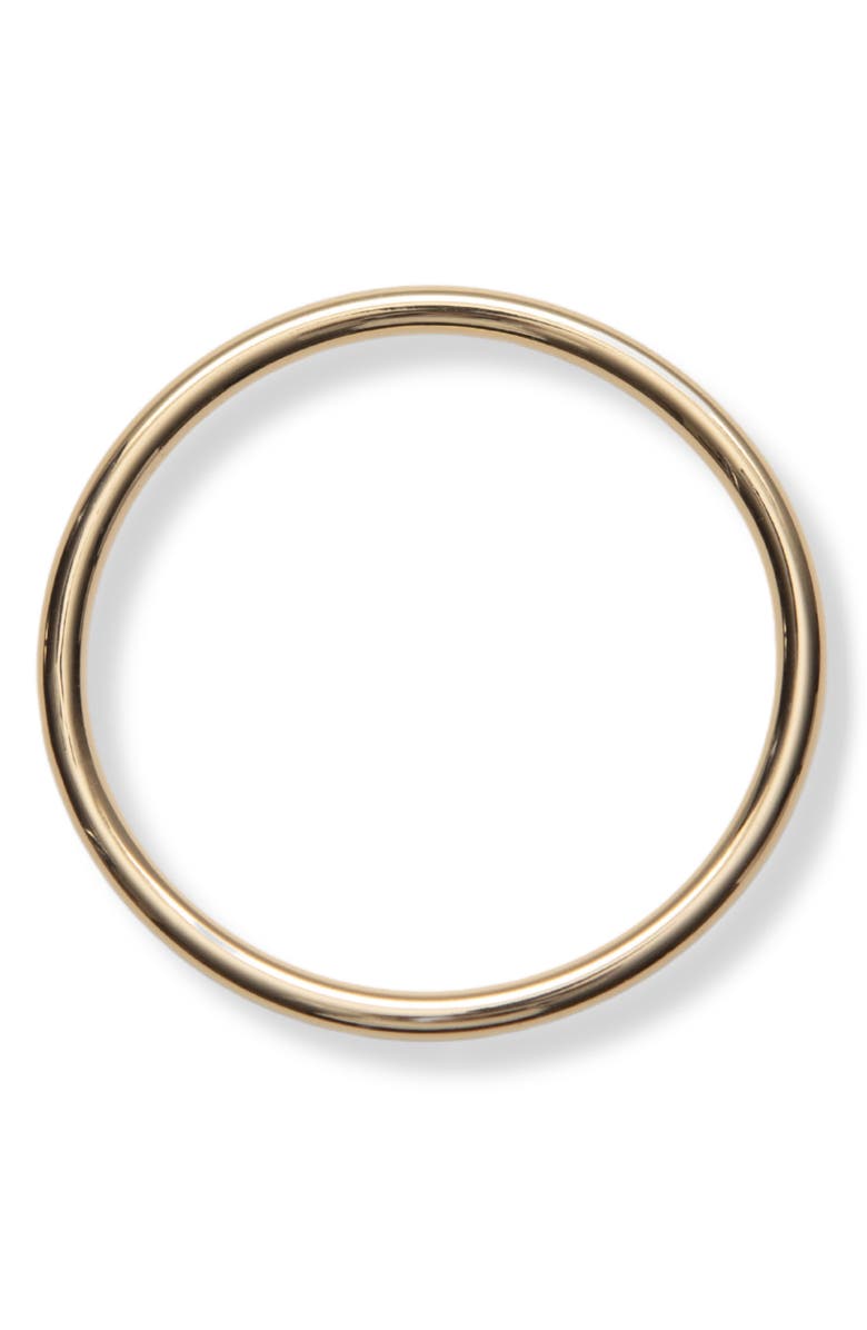 ARGENTO VIVO Thin Whitney Bangle Bracelet, Main, color, Gold