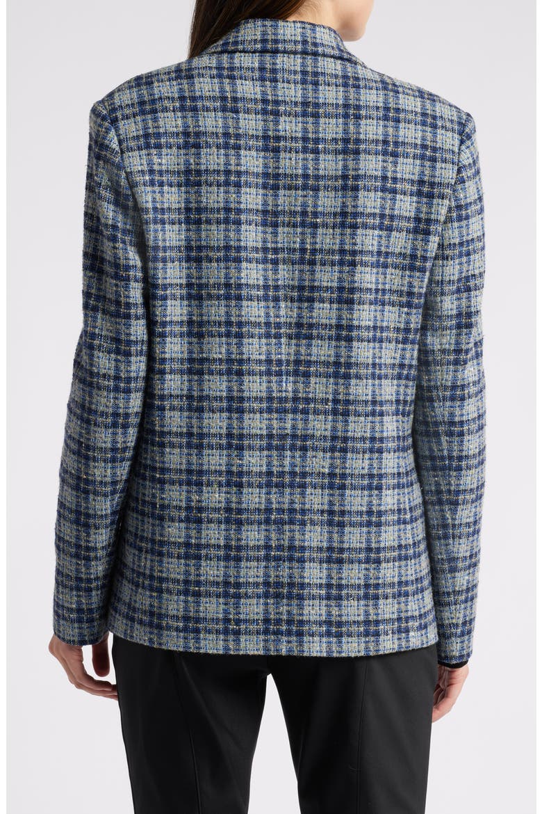 Janka Double Breasted Plaid Blazer, Alternate, color, OPEN MISC