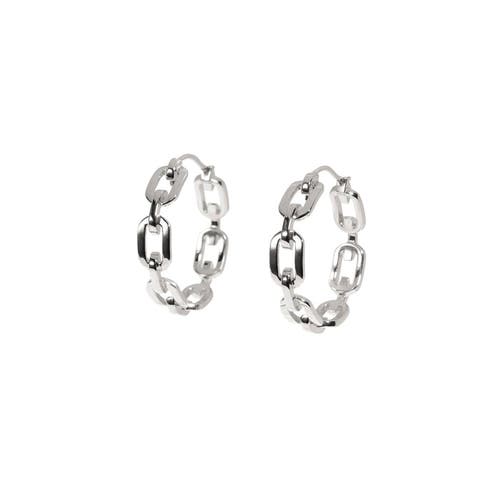Zarux Modern Day Hoop Earrings In Gold