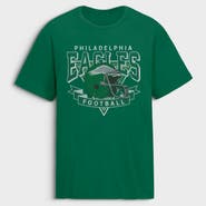 FANATICS Men's Fanatics Kelly Green Philadelphia Eagles Old Fashion Rushing Legacy Cotton T-Shirt