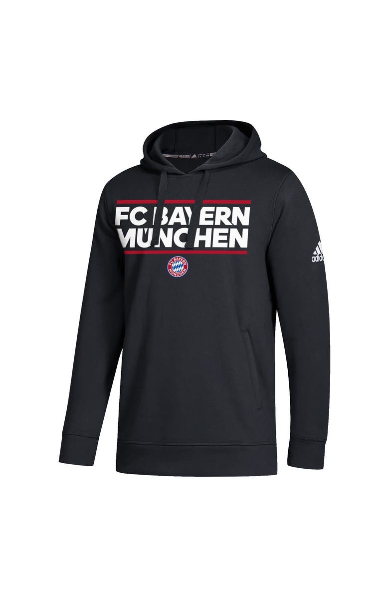 adidas Men's adidas Black Bayern Munich Lockup Pullover Hoodie, Alternate, color,