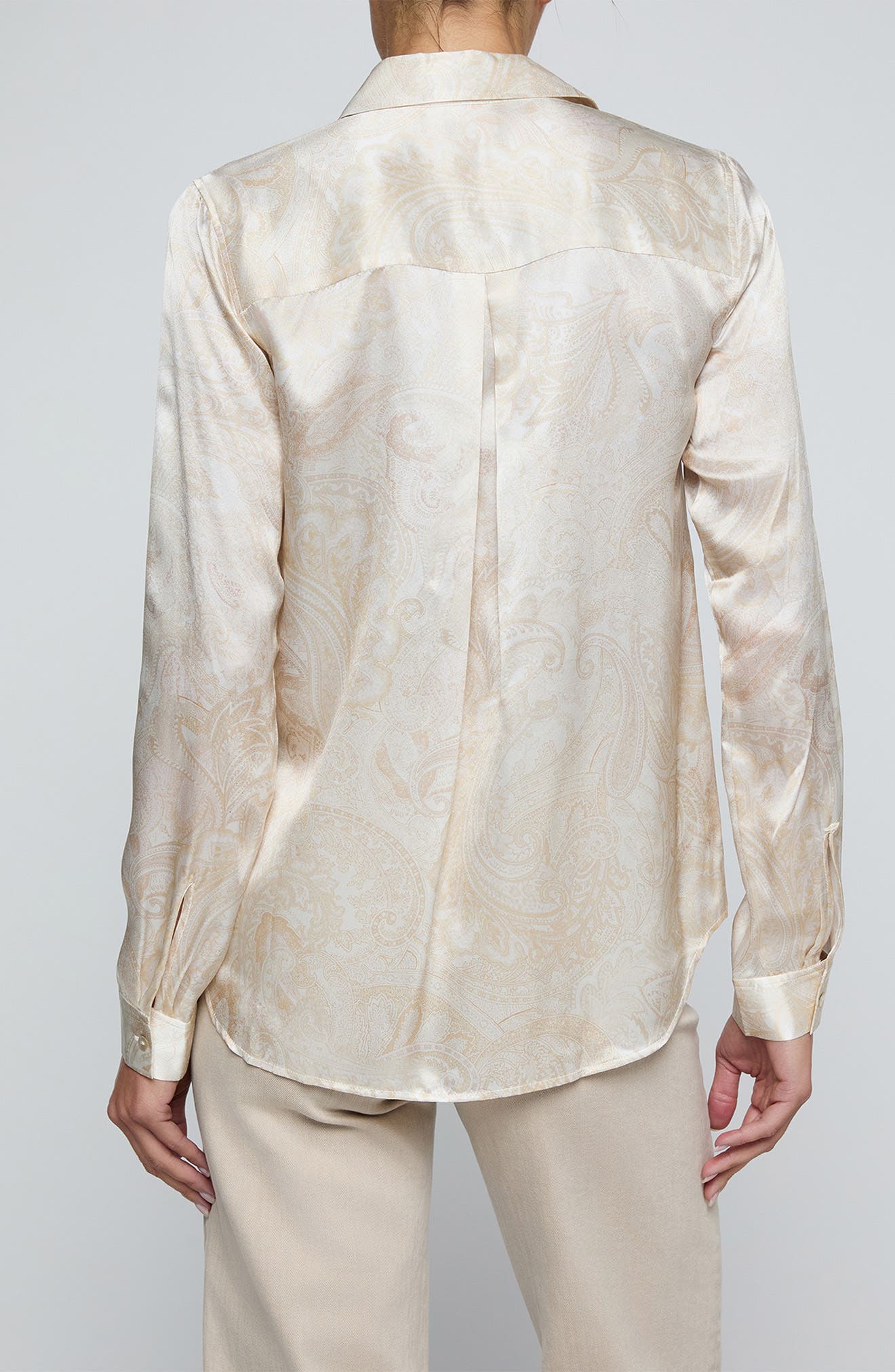 Tyler Paisley Silk Shirt - image 2