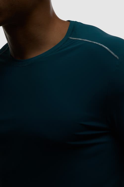 Peloton Interlock Short Sleeve Run Tee In Blue