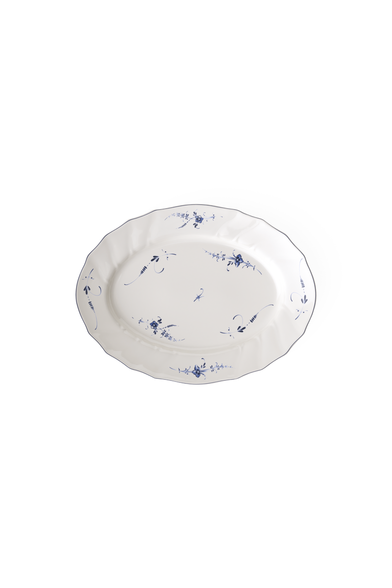 Vieux Luxembourg Oval Platter, Main, color, White
