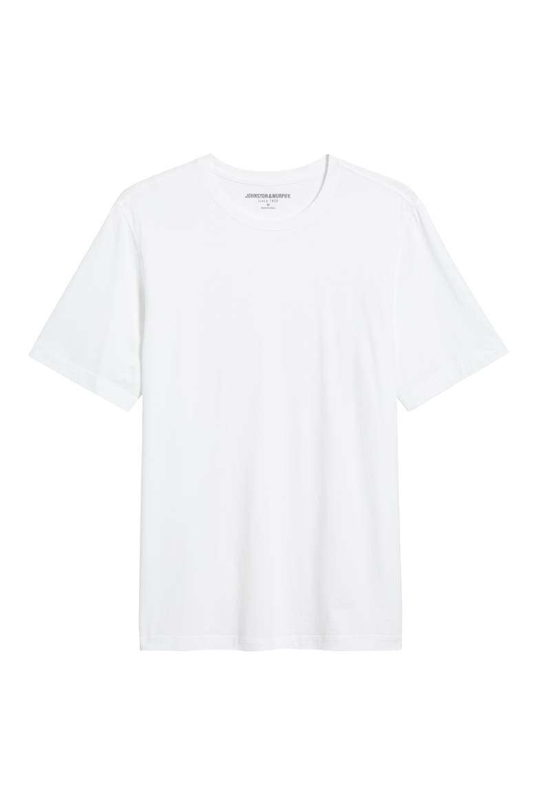 Essential Pima Cotton & Modal T-Shirt, Alternate, color, WHITE