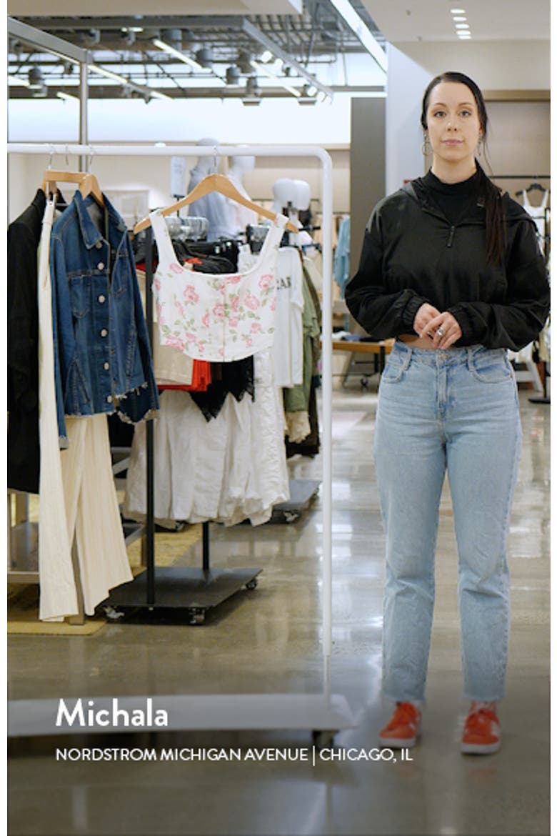 Romeo Floral Linen Blend Crop Top video
