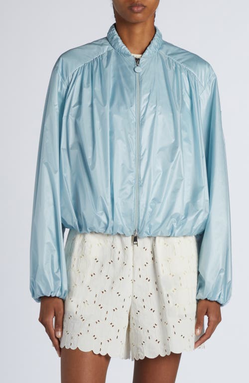 Shop Moncler Chazeron Bomber Jacket In Light Blue