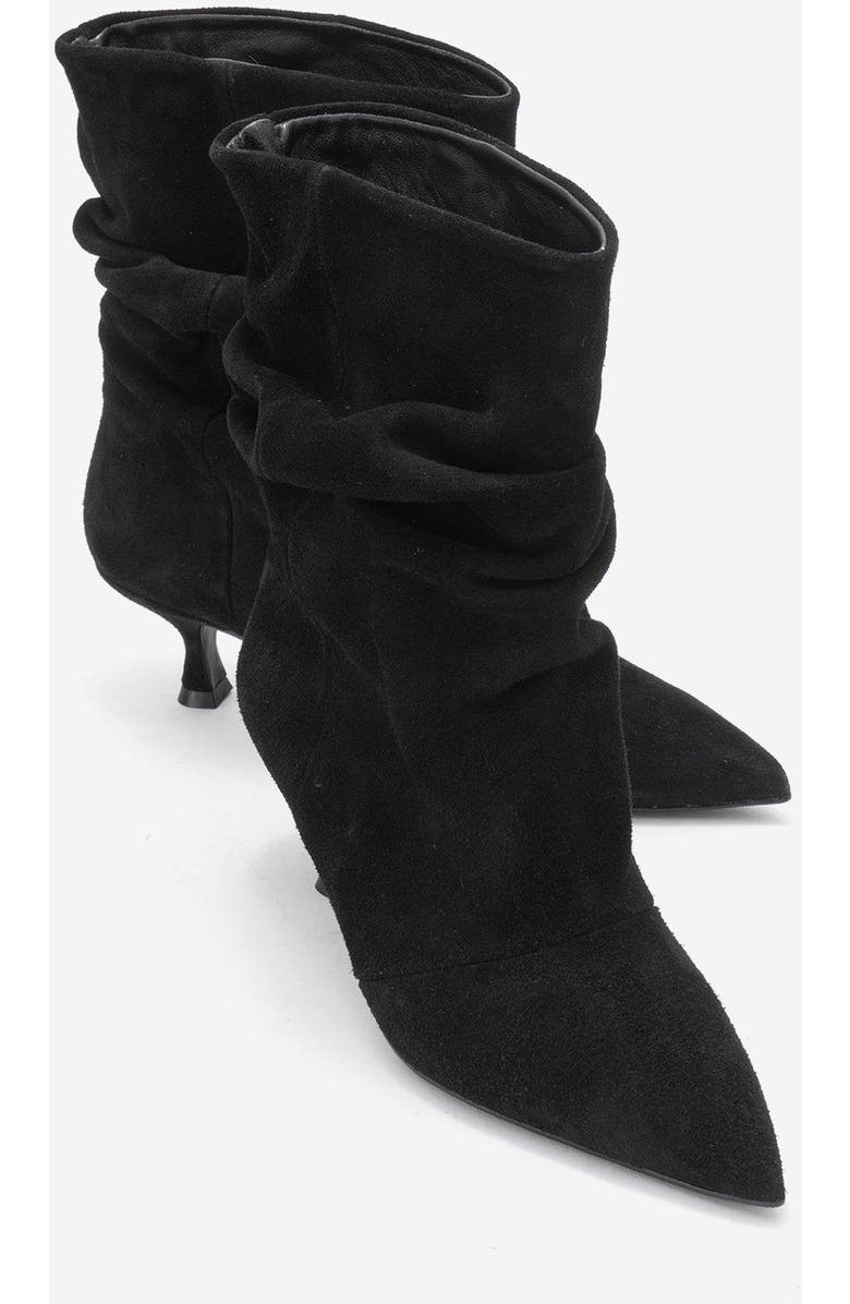 Forever & Always Shoes Balei Leather Pointed Toe Boot, Alternate, color, Black Suede