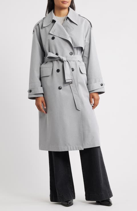 Women's Grey Trench Coats | Nordstrom