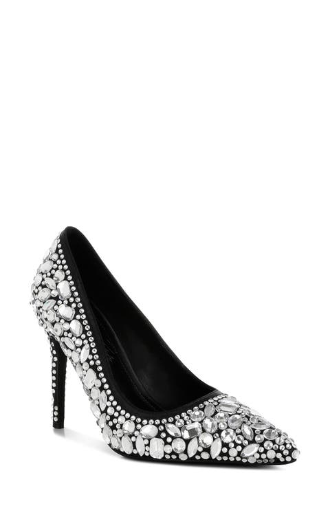 Iceout Crystal Embellished Pump (Women)