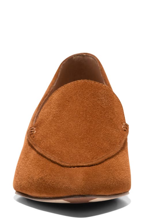 Cole Haan Valantina Pointed Toe Loafer In Brown