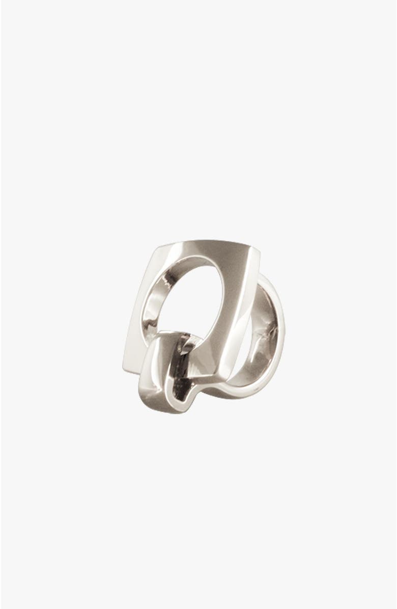CXC Aldaba Ring, Alternate, color, Silver