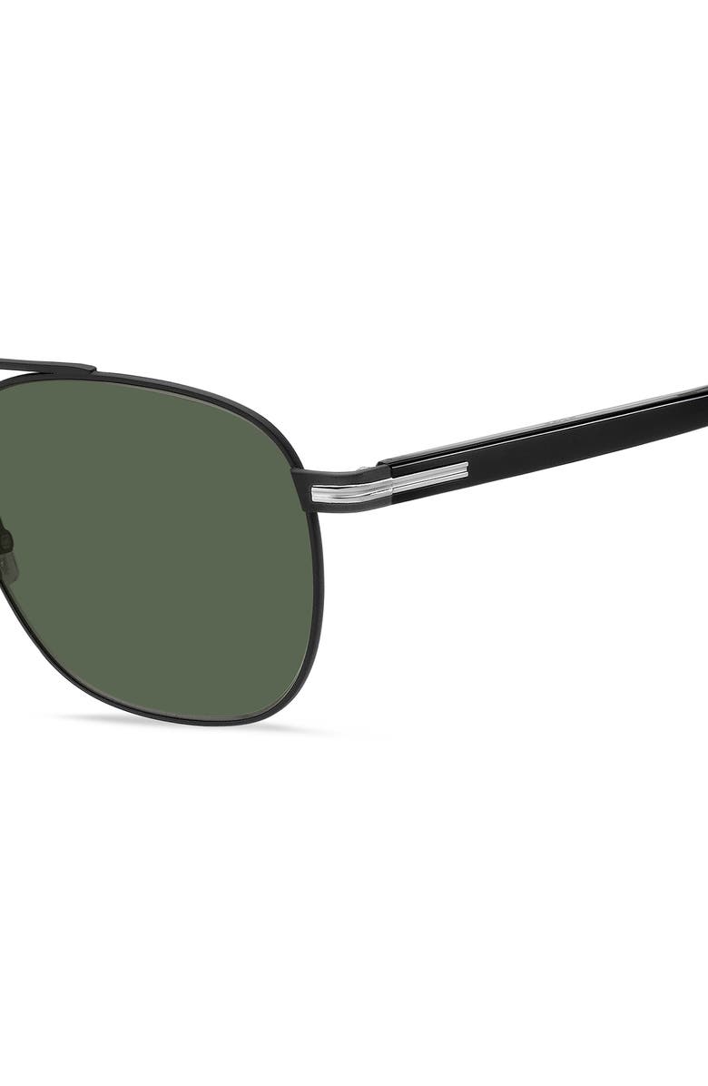 BOSS 56mm Rectangular Sunglasses, Alternate, color, 