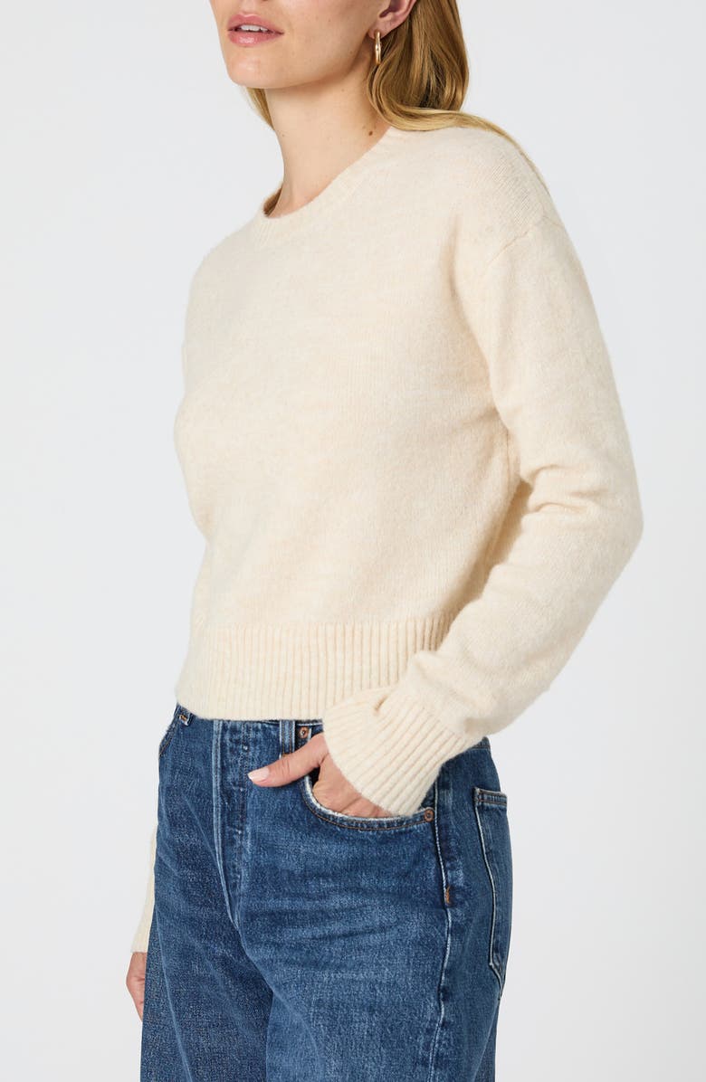 French Connection Kesia Crewneck Sweater, Alternate, color, Light Oatmeal Melange
