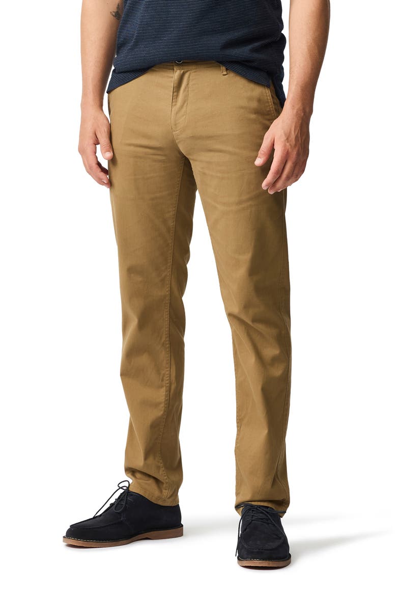 Thomas Road Stretch Cotton Flat Front Chinos, Main, color, CAMEL