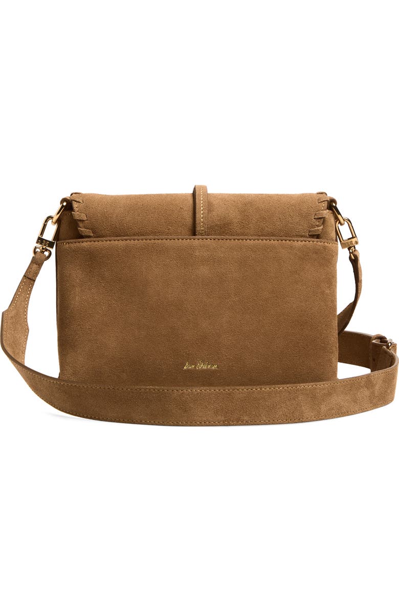 Sam Edelman Sylvia Suede Crossbody Bag, Alternate, color, Tan
