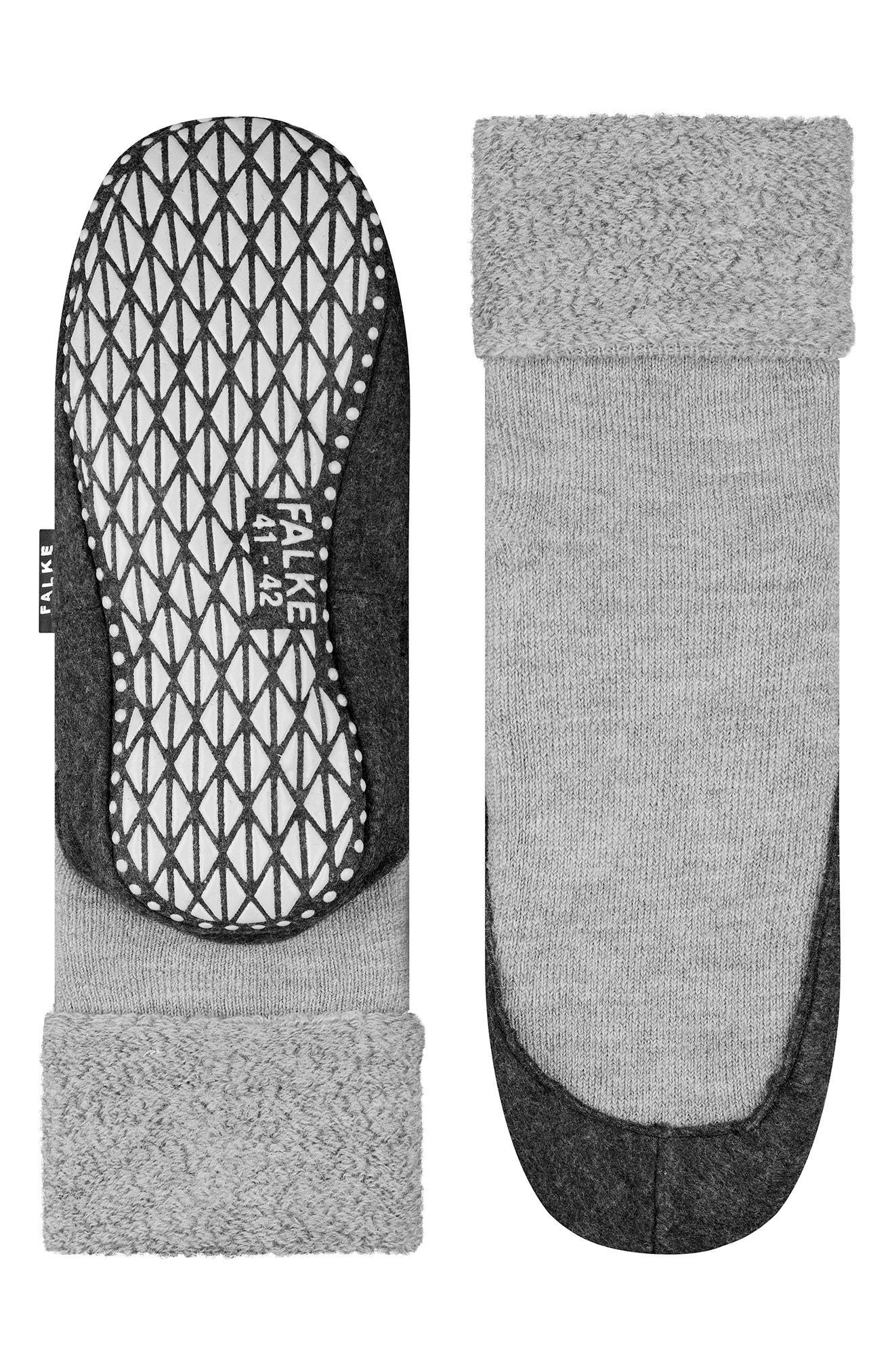 Cozyshoe Wool Blend Sock Slippers, Alternate, color, LIGHT GREY